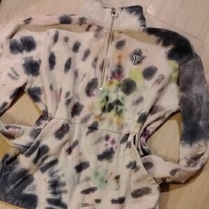 PINK Victoria's Secret Multicolor Tie-Dye Pullover Small